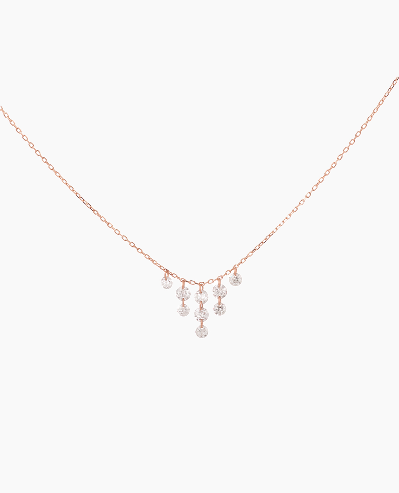 pers-e-paris-collier-dana-neuf-diamants-triangle-en-or-18-carats image 4