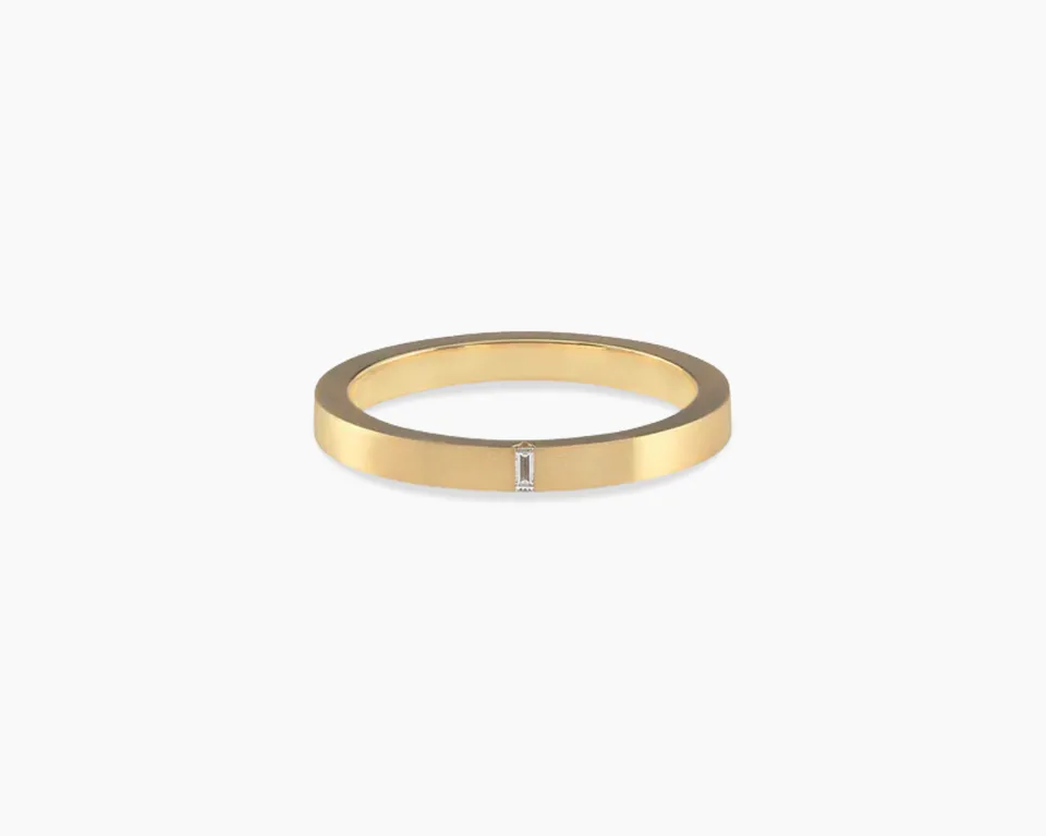 le-gramme-bague-ruban-2-mm-la-5g-sertie-diamant-bross image 1