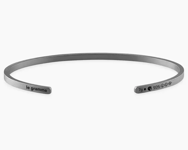le-gramme-bracelet-ruban-le-7g-argent-largeur-2-5mm image 1