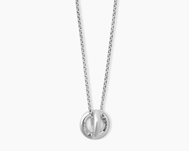 le-gramme-m-daille-entrelacs-la-1g-argent-cha-ne-64-cm image 1