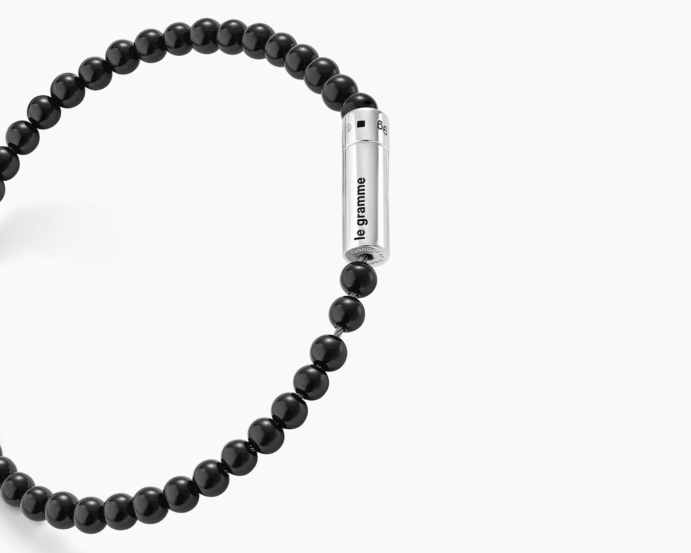 le-gramme-bracelet-beads-onyx-noir-le-9g image 3
