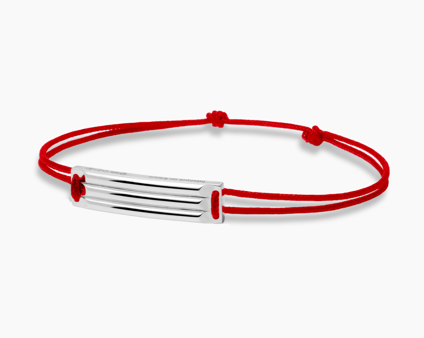le-gramme-bracelet-cordon-rouge-godron-le-5g image 2