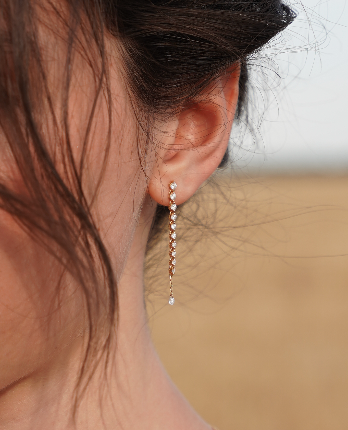 pers-e-paris-mono-boucle-tennis-ligne-diamants-or-18-carats image 2