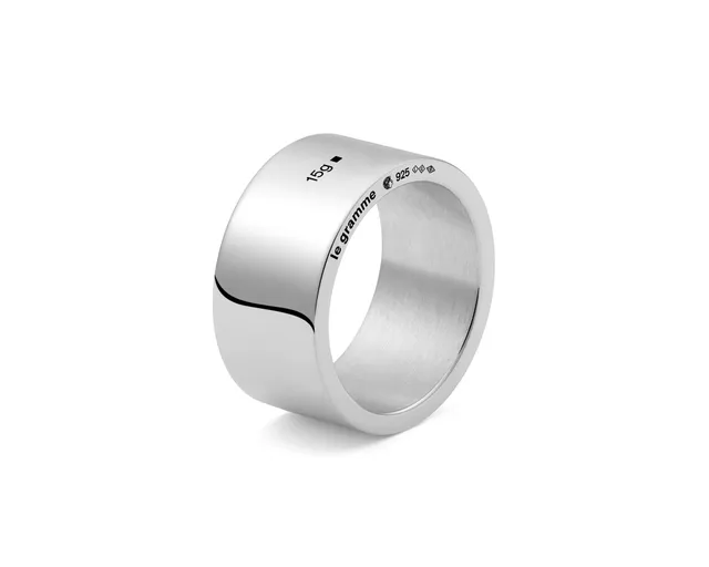 le-gramme-bague-ruban-la-15g-argent-largeur-11-mm image 1