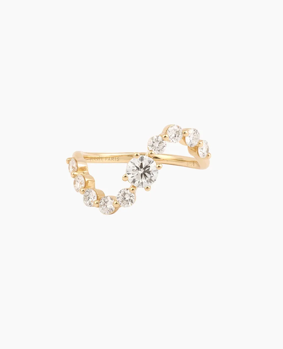 pers-e-paris-bague-stella-rond-wave-or-et-diamants image 1