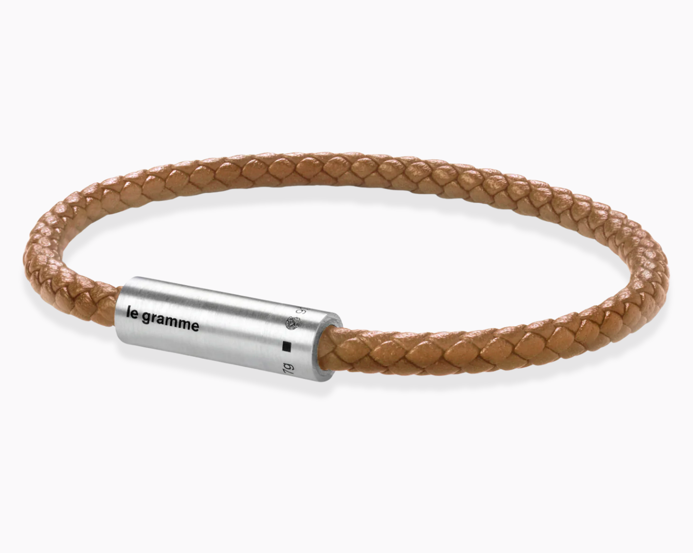 le-gramme-bracelet-c-ble-cuir-camel-le-7g image 2
