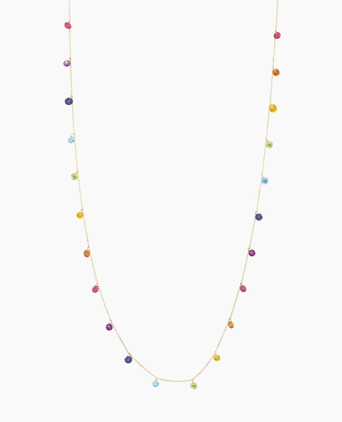 pers-e-paris-chakras-collier-vingt-deux-pierres-or-18-carats image 1