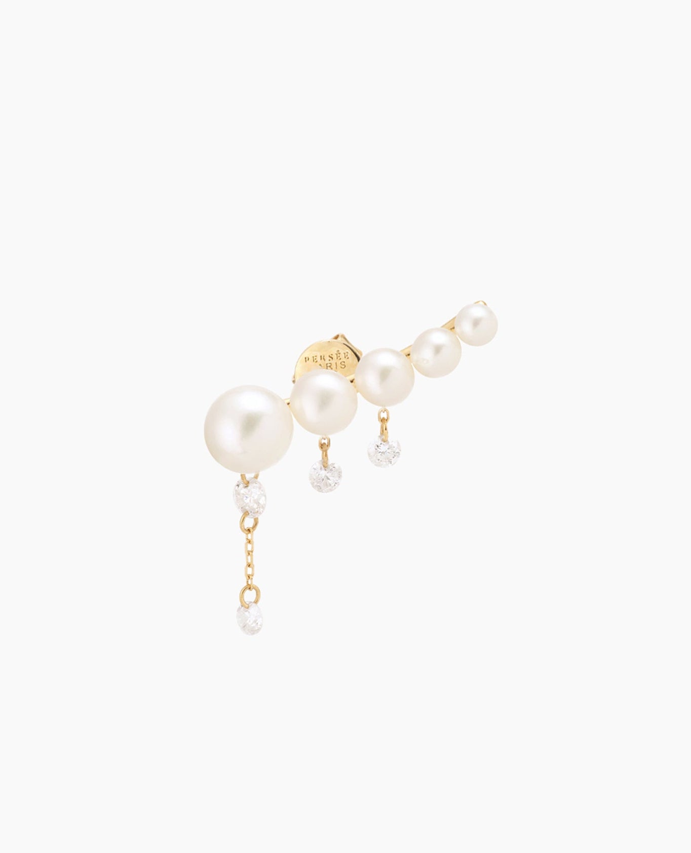 pers-e-paris-aphrodite-mono-boucle-d-oreille-cinq-perles-quatre-diamants image 1
