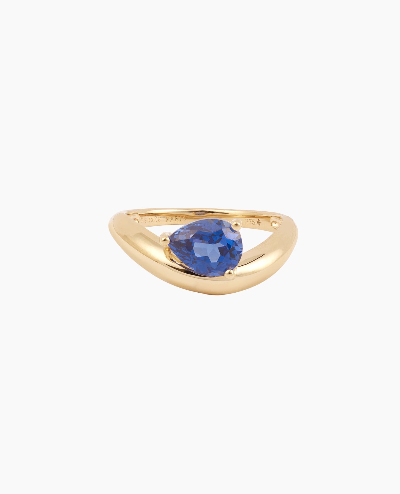 pers-e-paris-wave-bague-saphir-or-9-carats image 1