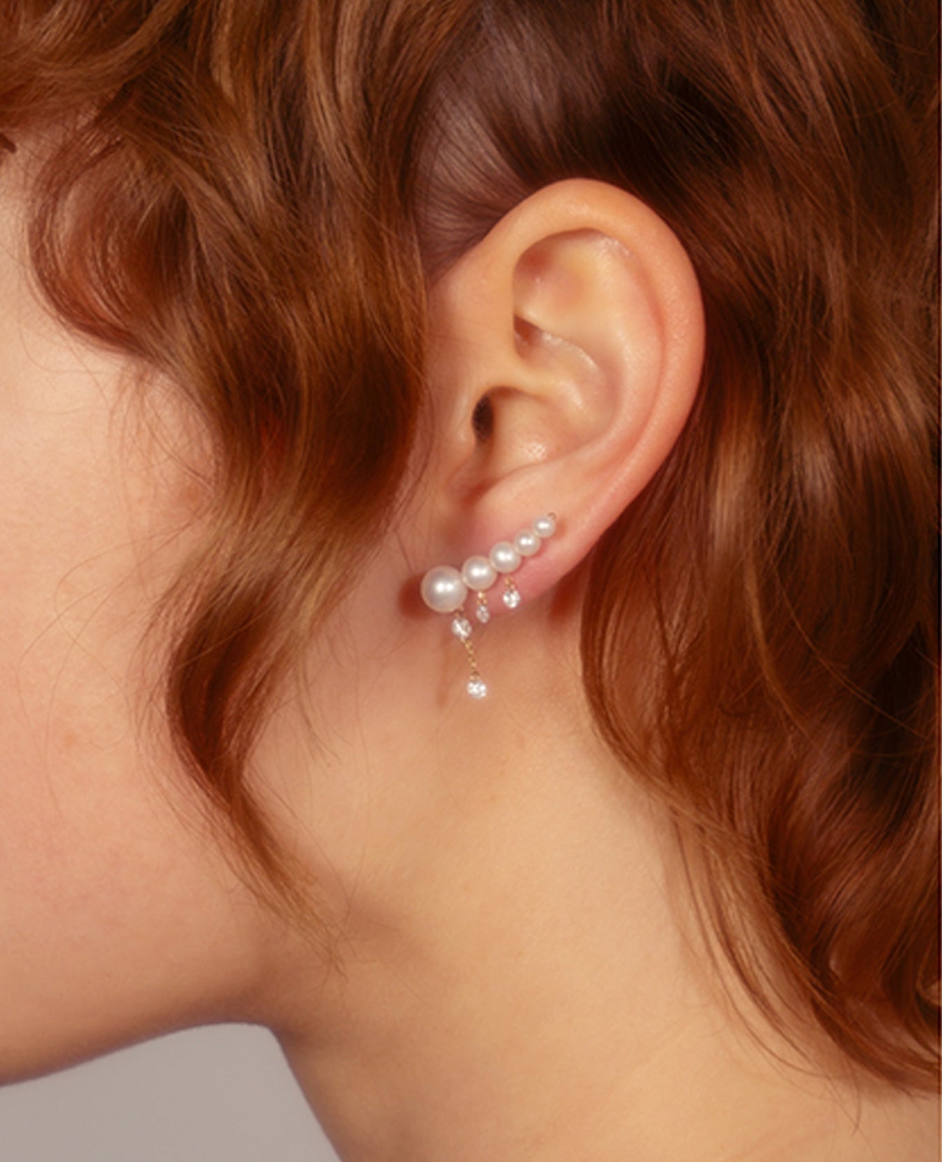 pers-e-paris-aphrodite-mono-boucle-d-oreille-cinq-perles-quatre-diamants image 2