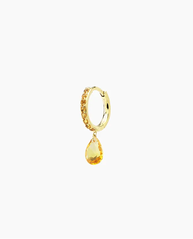 pers-e-paris-piercing-chakras-citrine-mini-boucle-or-18-carats image 1