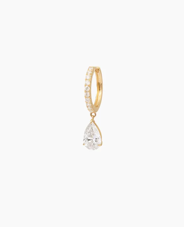 pers-e-paris-mono-boucle-cr-ole-iris-diamant-or-9-carats-1-22-carat image 1