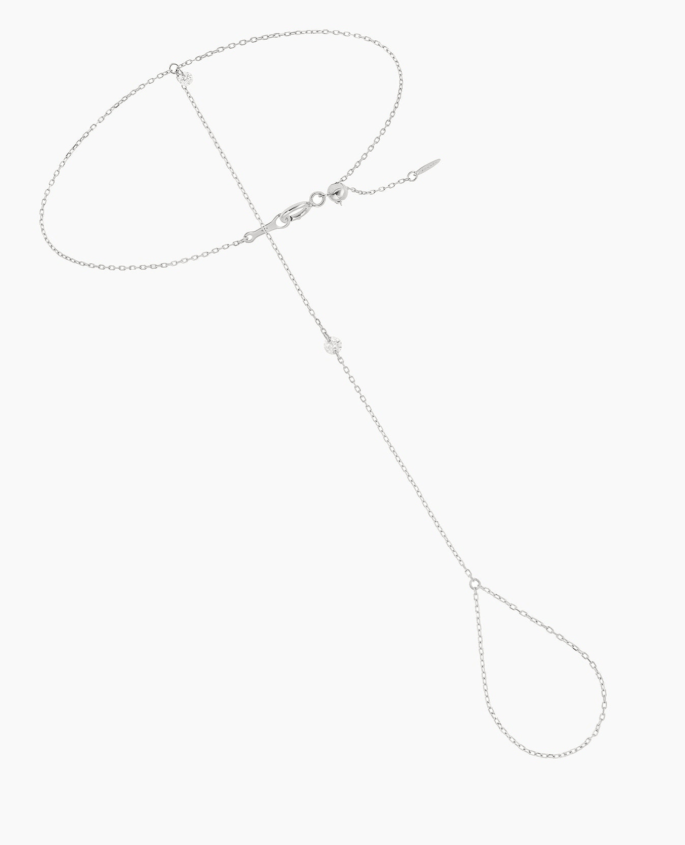 pers-e-paris-bracelet-de-main-dana-deux-diamants-or-18-carats-ajustable image 3