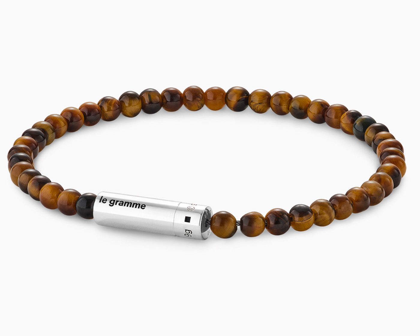 le-gramme-bracelet-beads-oeil-de-tigre-le-9g-taille-s2 image 2