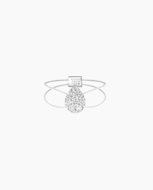 pers-e-paris-floating-bague-poire-or-18-carats-diamants image 1