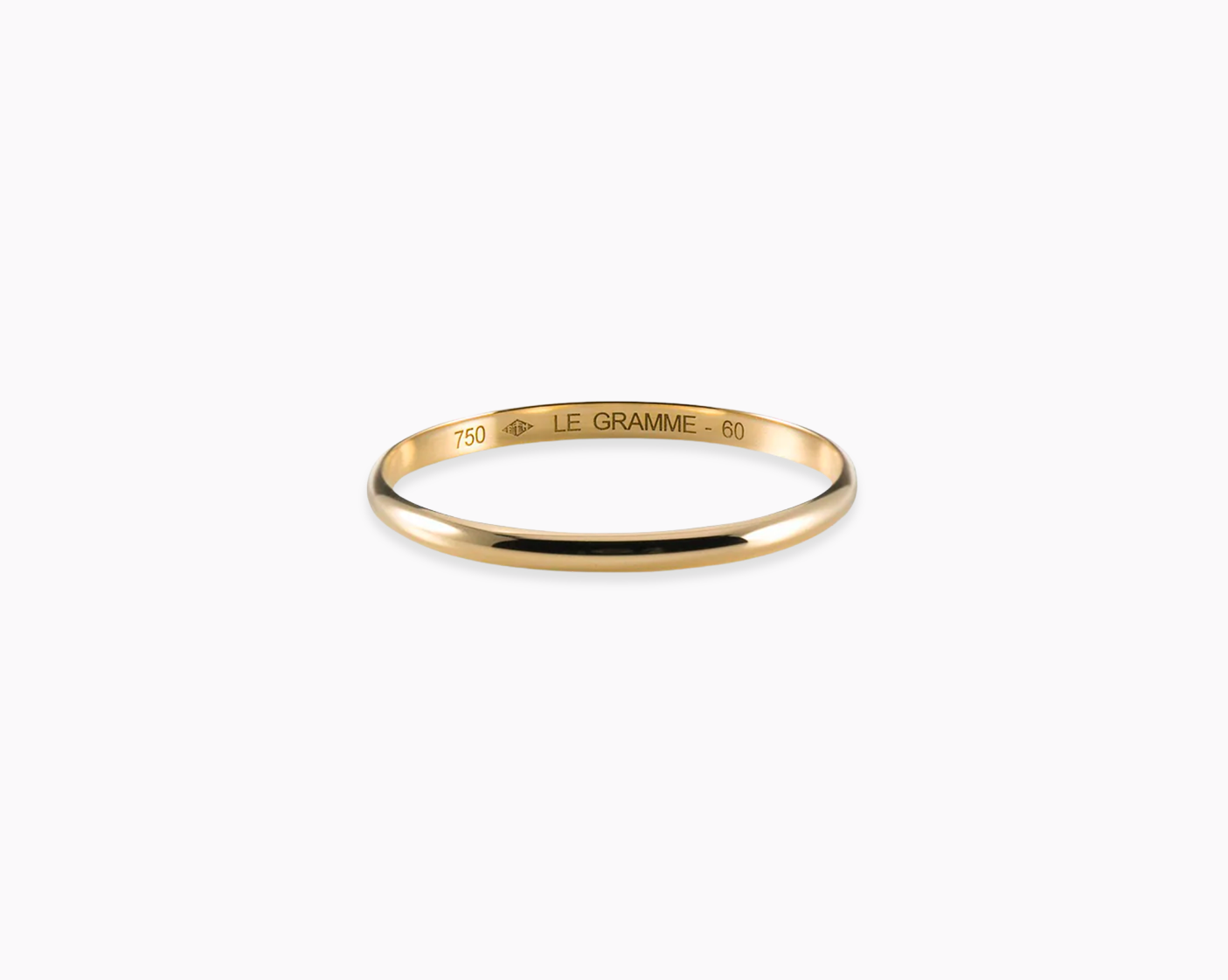 le-gramme-bague-demi-jonc-la-1g-or-jaune-750-poli image 1