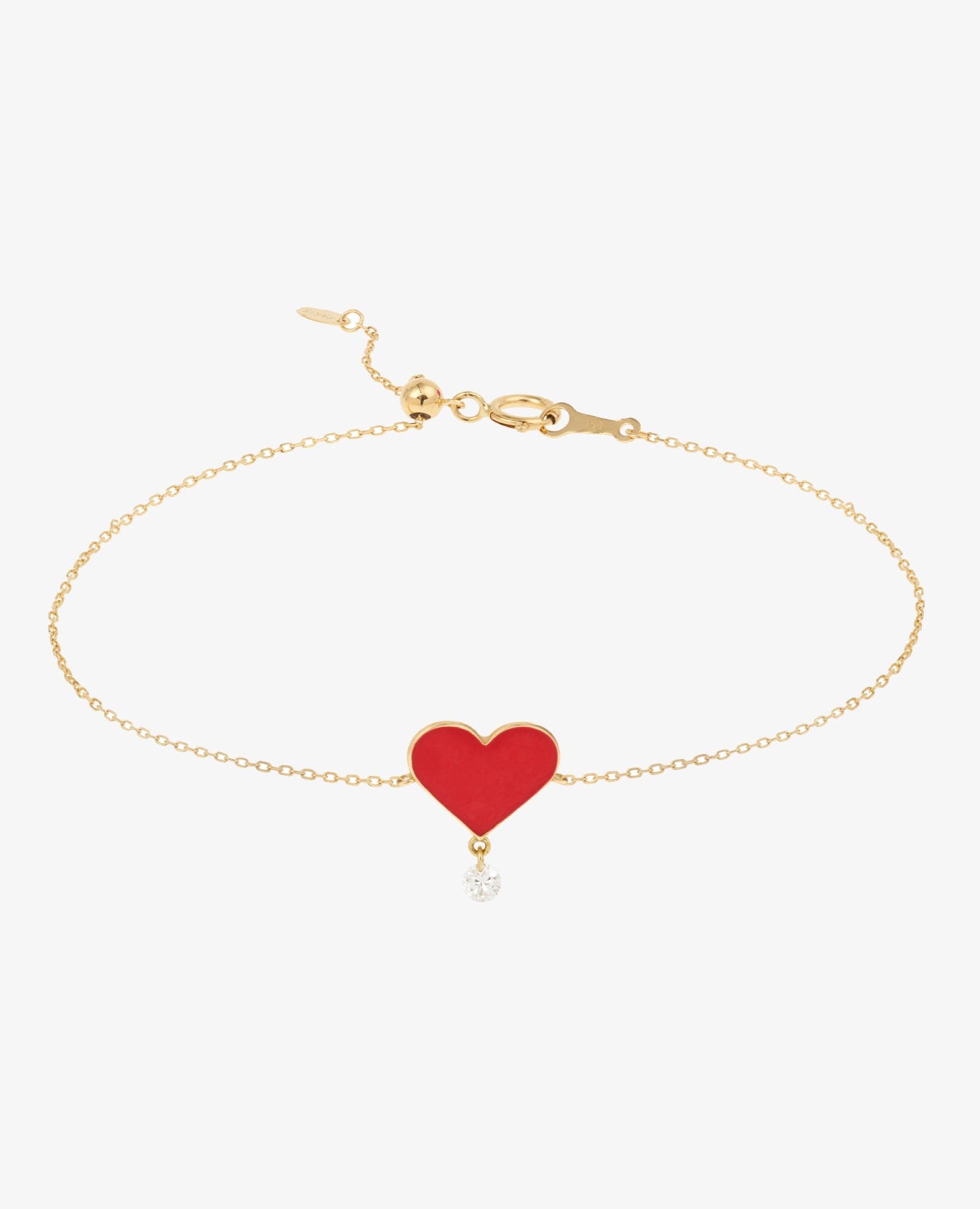 pers-e-paris-bracelet-c-ur-rouge-bracelet-c-ur-en-or-18-carats-avec-diamant-perc image 1
