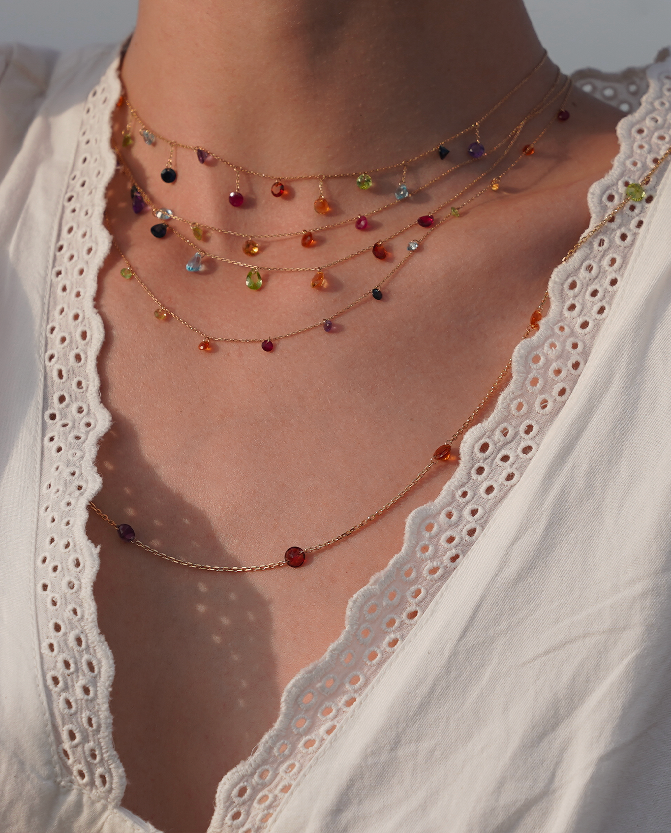 pers-e-paris-collier-sept-chakras-pm-or-18-carats-pierres-fines image 7