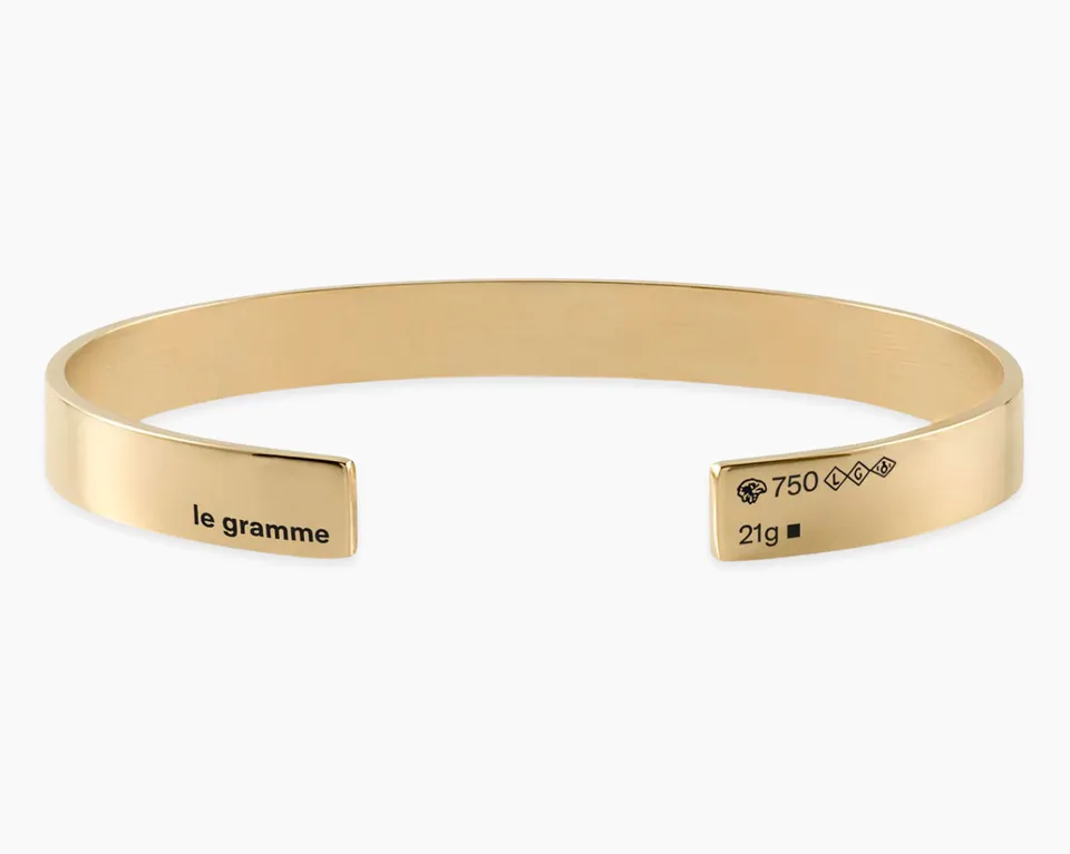 le-gramme-bracelet-ruban-le-21g-largeur-6-5-mm image 1