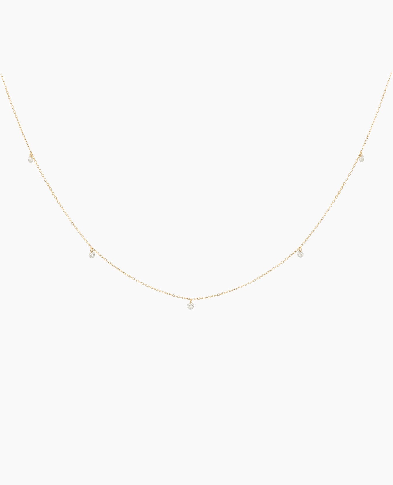 pers-e-paris-collier-mini-dana-cinq-diamants-en-or-18-carats image 1