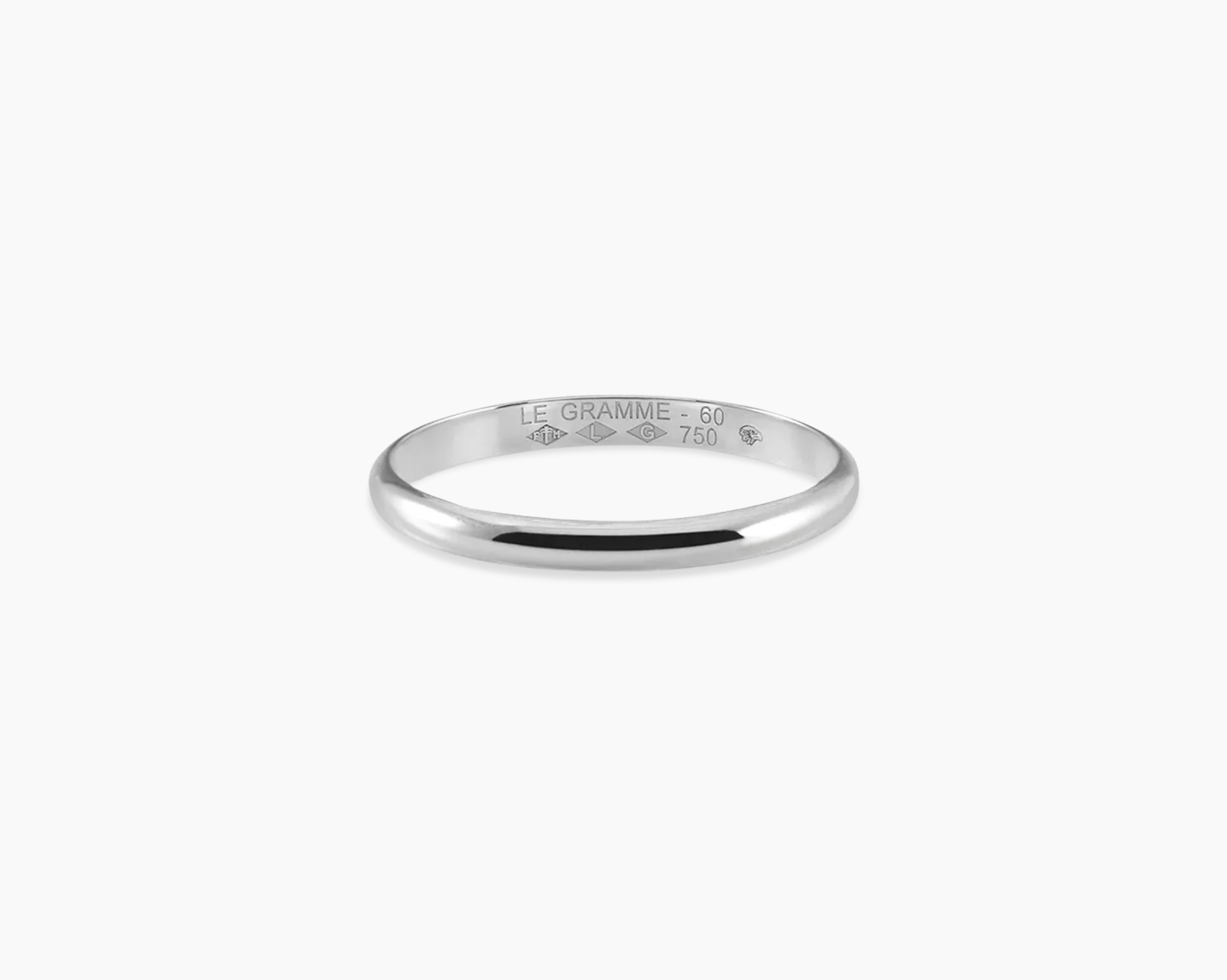 le-gramme-bague-demi-jonc-la-2g-or-blanc-750-polie-diamants image 1