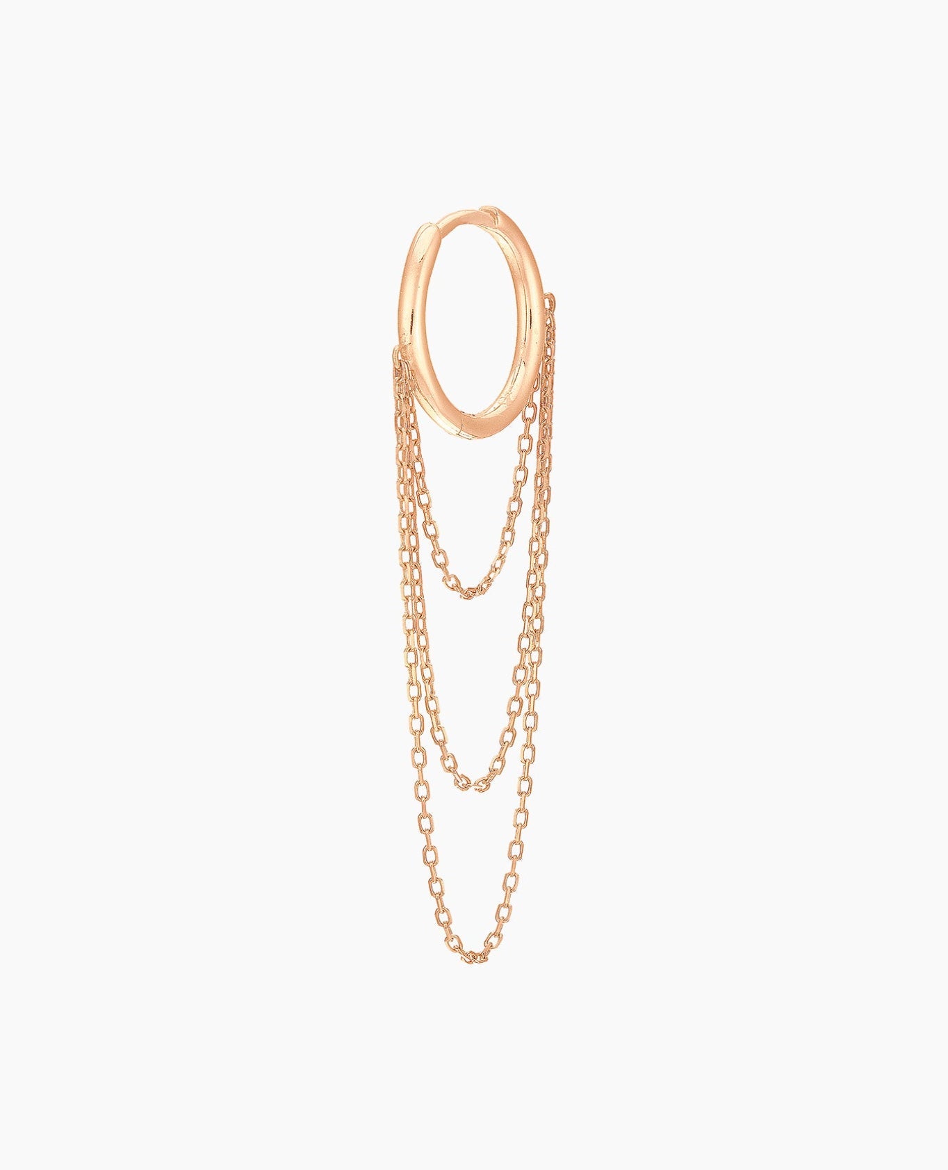 pers-e-paris-piercing-triple-cha-ne-mini-boucle-d-oreille-or-18-carats image 5