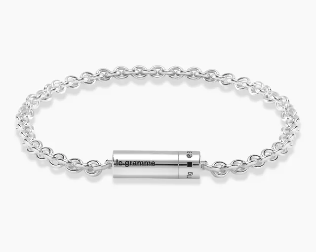 le-gramme-bracelet-c-ble-sur-cha-ne-le-11g-argent-bracelet-c-ble image 1