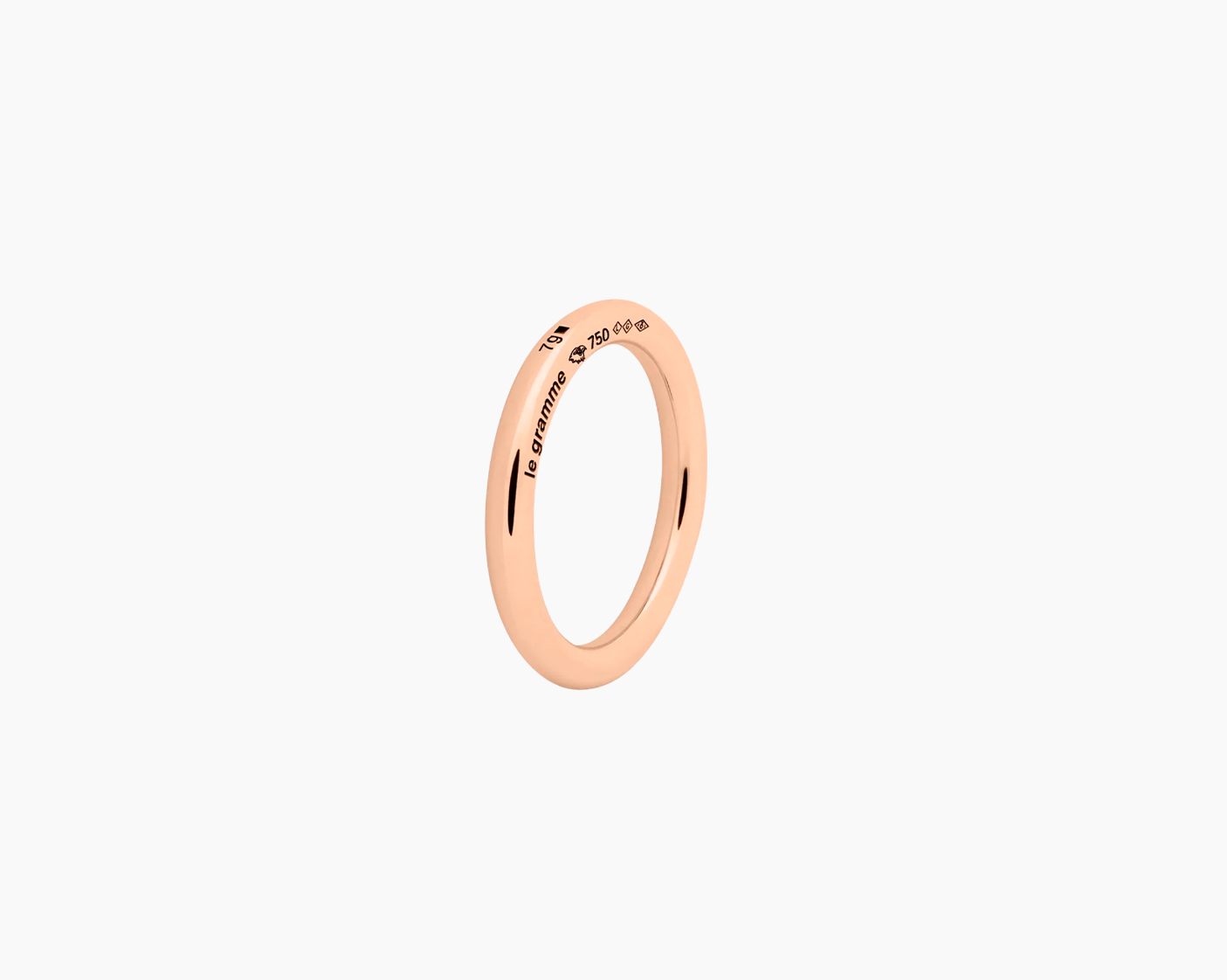 le-gramme-bague-jonc-la-7g-poli-3-mm image 2